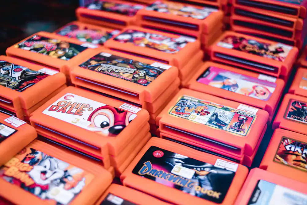 A collection of imported Japanese video games in their original cases